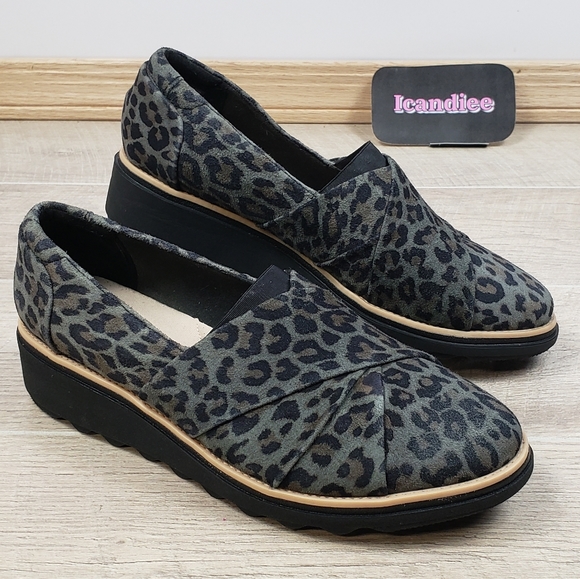 Clarks Shoes - Clarks Collection Sharon Suede Leopard Ultimate Co